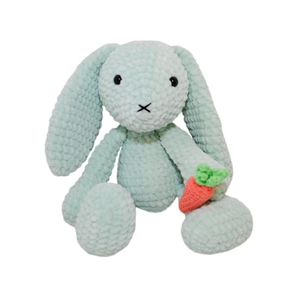 Lapin peluche 40cm crocheté main Amigurumi Marshmallow Toys