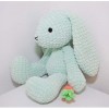 Lapin peluche 40cm crocheté main Amigurumi Marshmallow Toys