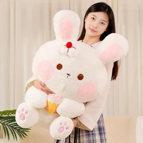 Grande Taille Peluche Jouet Mignon Lapin Chat Ours en Peluche Kawaii Animal Câlin Poupée Mignon Cadeau D’Anniversaire pour En