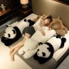 EacTEL Adorable panda géant en peluche oreiller doux en peluche animal jouet dessin animé kawaii poupée fille enfants cadeau 