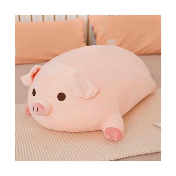Fat Pig Plush Toy Lovely Soft Animal Pillow Big Doll Stuffed for Boys Girls Birthday Gifts 100cm 2