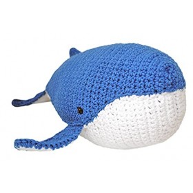 Baleine peluche 43cm crocheté main Amigurumi Marshmallow Toys