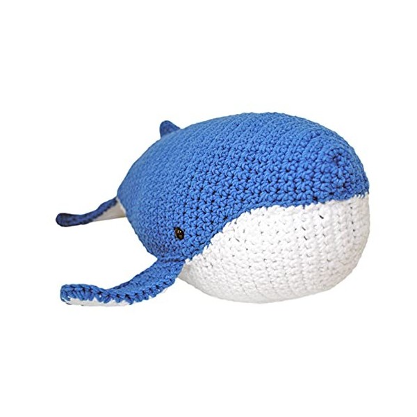 Baleine peluche 43cm crocheté main Amigurumi Marshmallow Toys