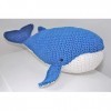 Baleine peluche 43cm crocheté main Amigurumi Marshmallow Toys