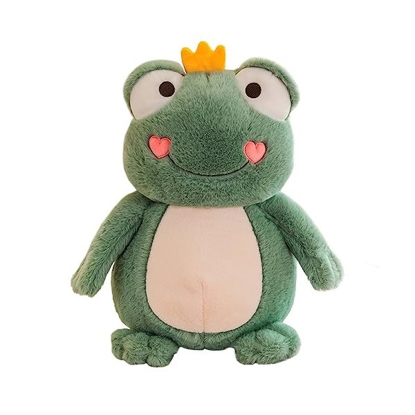 Ruzucoda Grenouille en peluche - Jouets pour enfants, garçons et filles - 25,4 cm vert 