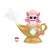 Magic Mixies Lampe magique de couleur rose, jouet interactif, jeu magique avec poupée dun génie Mixie, avec lumières, sons e