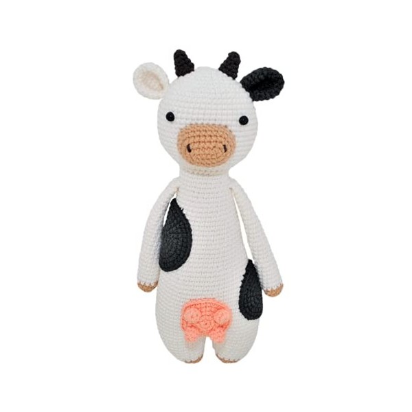 Vache peluche 28cm crocheté main Amigurumi Marshmallow Toys