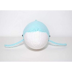 Baleine peluche 43cm crocheté main Amigurumi Marshmallow Toys