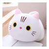 SKUZA Peluches, 25cm 35cm 50cm Jouet for Chat en Peluche Blanc Noir Marron Animal en Peluche Chat Coussin en Peluche Jouets f