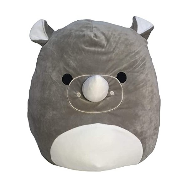 Squishmallow s Officiel Kellytoy Peluche souple 20,3 cm rhinocéros Irving 