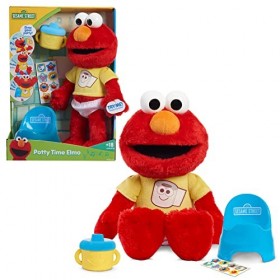 Sesame Street 57561 Pot de Toilette Elmo, Rouge