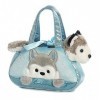 Aurora World Fancy Pals Pet Carrier, Peek-A-Boo Husky