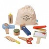 Manhattan Toy Style & Groom 9 pièces en Bois pour Tout-Petits et Enfants Kit de Coiffure et de toilettage pour Faire Semblant