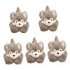 Toyvian 3 Pièces Oreiller De Poupée Gros Chien en Peluche Jouet en Peluche Poupée De Chiot Simulée Peluche Chiens Husky Peluc