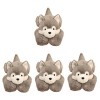 Toyvian 3 Pièces Oreiller De Poupée Gros Chien en Peluche Jouet en Peluche Poupée De Chiot Simulée Peluche Chiens Husky Peluc