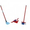 Theo Klein 6706 Vileda Mop Set I with Mop, Broom and Dustpan and Brush Set I In the Popular Vileda Design I Toy for Children 