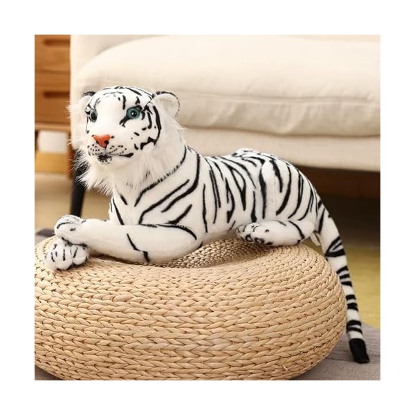 LfrAnk Grande Taille Tigre Peluche Jouet Animal Tigre poupée Enfants décoration Cadeau d’Anniversaire Cadeau de Noël 90cm 1