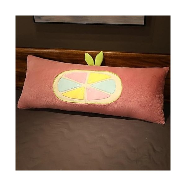 LfrAnk Kawaii Peluche Oreiller Fruit Peluche Peluche pastèque canapé rembourré Fille Anniversaire Cadeau 120cm 1