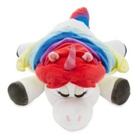 Grande peluche en forme de licorne arc-en-ciel Cuddleez 63,5 cm