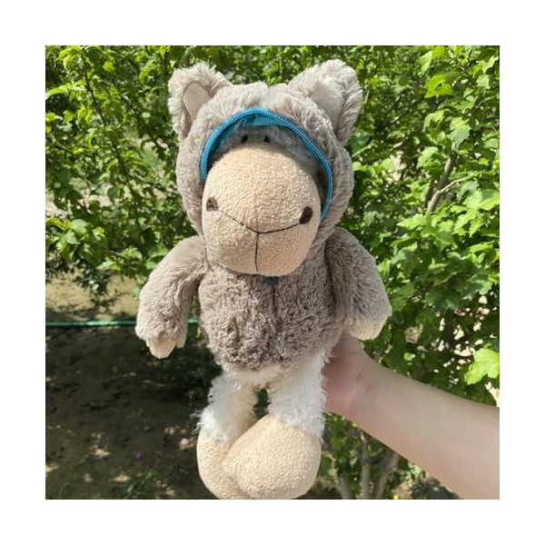 Mignon somnolent Loups et Mouchoir Mouton Peluche créative Jouet en Peluche poupée Mouton Enfants bébé Jouet Cadeau de noël 8