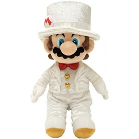Sanei Super Mario Odyssey Peluche Premium Box Mario Wedding 40CM /4 blanc 75SM0072