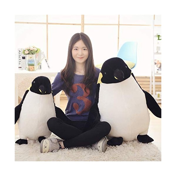 Géant Penguin jouet en peluche, blanc oreiller bébé mignon et noir Coussins Poupée souple Big Coussins Cuddle Consolateur Jou