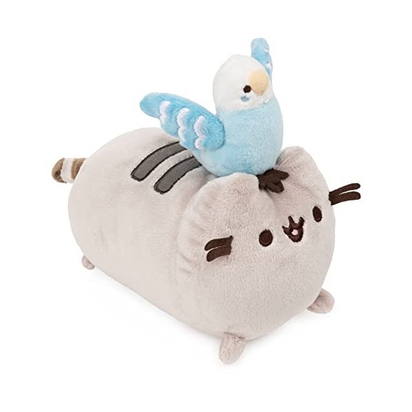 GUND Pusheen & Bo 6059933 Peluche avec perruche attachée pour 8 ans