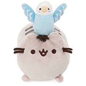 GUND Pusheen & Bo 6059933 Peluche avec perruche attachée pour 8 ans