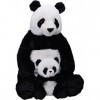 Wild Republic Mom and Baby Jumbo Panda, Animal en Peluche, 76 cm, Idée Cadeau pour Enfants, Animal en Peluche, Jouet Écologiq