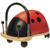 Trotteur Wheely Bug Coccinelle multi-directionnel, petit modèle 1 à 3 ans, corps en bois sur roues, très résistant, excellent