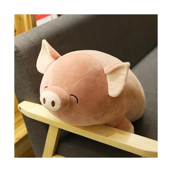 SaruEL Mignon Dessin animé Cochon Peluche Jouet Peluche Animal Cochon Oreiller Enfants Jouet Anniversaire Cadeau de Noël 80cm