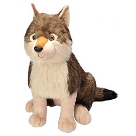 Wild Republic - 19518 - Little Biggies Loup Peluche - 53 cm