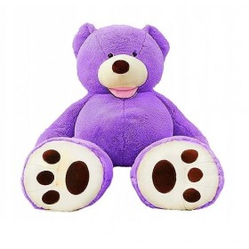 Lifestyle & More Ours en Peluche géant Violet 160 cm XXL Doudou velouté