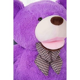 Lifestyle & More Ours en Peluche géant Violet 160 cm XXL Doudou velouté