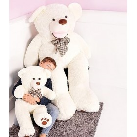 Lifestyle & More Ours en Peluche géant Blanc 160 cm XXL Doudou velouté