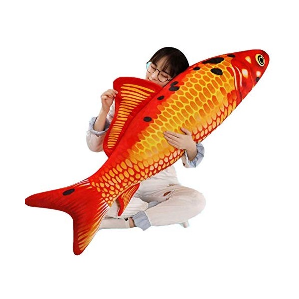 XIYUAN Jouet en peluche en forme de poisson géant - Oreiller en peluche - Utilisé pour la décoration de la maison - Cadeau de