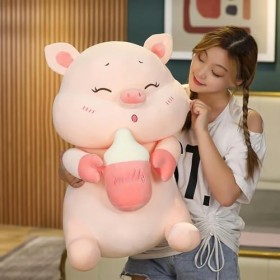 Mignon Ange Cochon Peluche Jouet en Peluche Animal Lapin Oreiller Enfant Poupée Kawaii Anniversaire Cadeau de Noël 70cm 4
