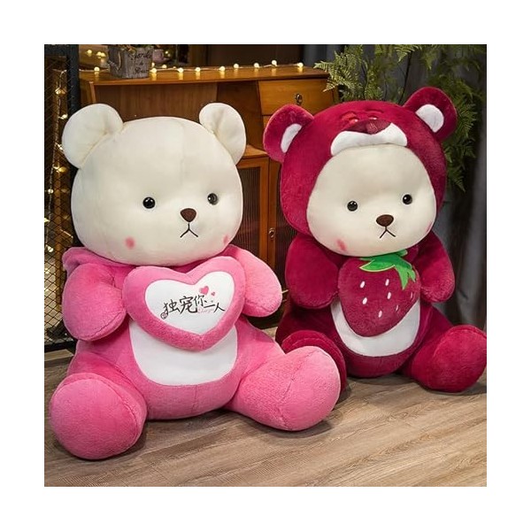 EacTEL Kawaii Ours en Peluche Histoire Jouets en Peluche Animaux en Peluche Poupée Mignonne Oreiller Enfants Cadeaux Décorati