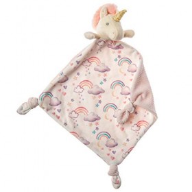 Mary Meyer Little Knottie Lovey Security Blanket, 25.4 x 25.4-Centimetres, Unicorn