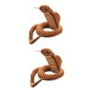 ibasenice 3 Pièces Se Tortiller Serpent Figurine De Serpent Simulé Accessoires De Maison Hantée Faux Accessoire De Serpent Ac