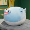 GagaLu Poupée en Peluche Jouet Peluche Poisson Puffer Oreiller Doux Mignon Animal Enfants Cadeau d’Anniversaire Cadeau de Noë