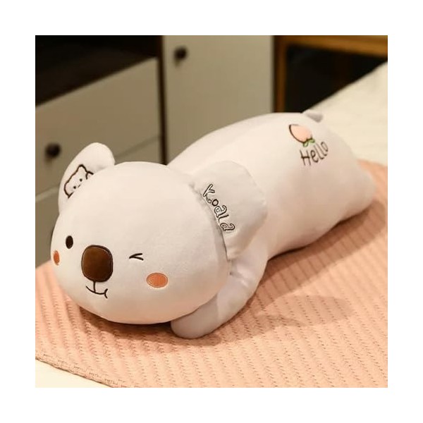 NOpinz Super Doux Mignon Koala Canard éléphant Peluche Jouet Dessin animé Animal Kawaii Peluche poupée canapé Long Oreiller F