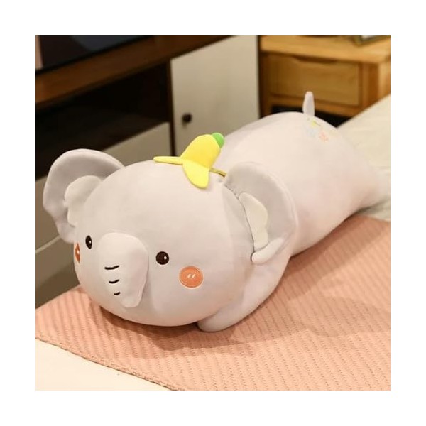 NOpinz Super Doux Mignon Koala Canard éléphant Peluche Jouet Dessin animé Animal Kawaii Peluche poupée canapé Long Oreiller F