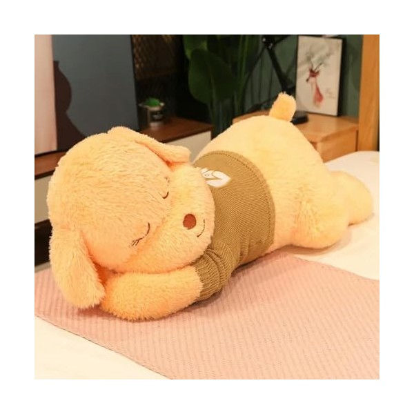 Chien Géant Peluche Jouet en Peluche Animal Tapis De Couchage Oreiller Poupée Enfants Anniversaire Cadeau De Noël 80cm 2