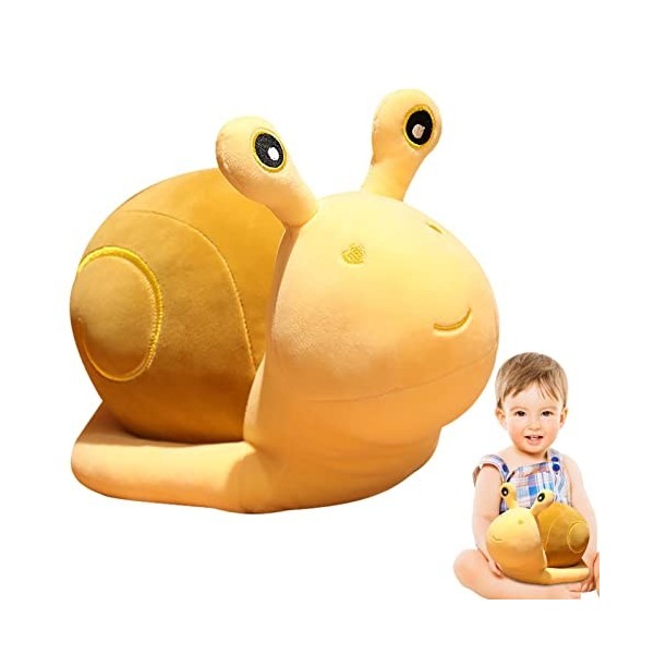 Animaux en peluche escargot | Jouet en peluche escargot aux grands yeux câlins - Jouet en peluche doux descargot, jouet dan