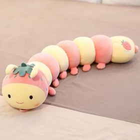 PaMut Mignon Fruit Chenille poupée Peluche Jouet Conforts Enfants Oreiller de Couchage Long Oreiller Petite Fille Cadeau poup