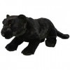 Uni-Toys - Panthère Noire, couchée – 44 cm Longueur – Peluche Sauvage – Doudou