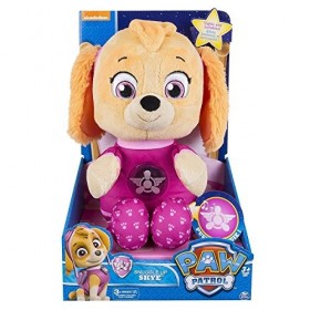 Paw Patrol - 6035475 - Peluche Veilleuse - La Pat Patrouille - Modèle Aléatoire
