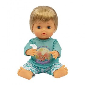 Cicciobello - Souris Gigio avec Son ami Doux sont prêts pour la Berceuse, Peluche Topo Gigio et Sucette Inclus, 30 cm, pour L