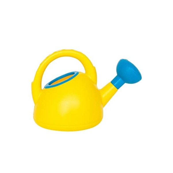 Hape Arrosoir Enfant Jardinage Jaune & Bleu - Jouet Jardin 2 ans et Plus - Travail de la Terre et le Sable pour Laisser Expri